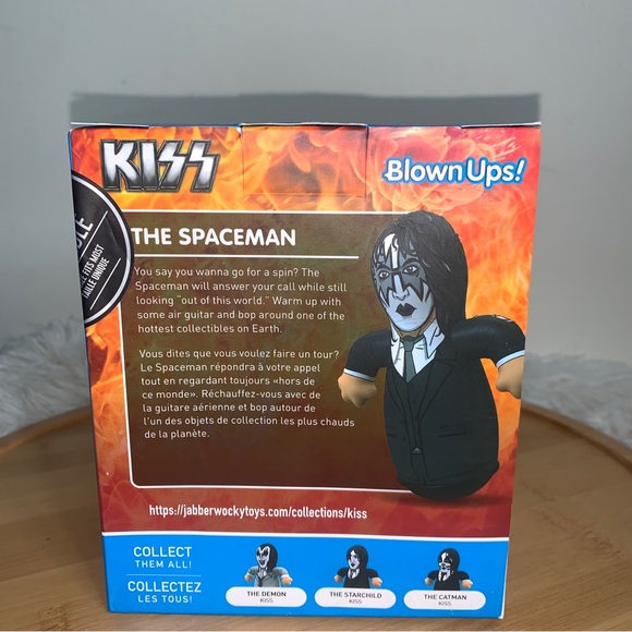 Blown Ups! Rocks:  Kiss, The Spaceman! Dressed To Kill Figure! Rotates 360° - Picture 2 of 2